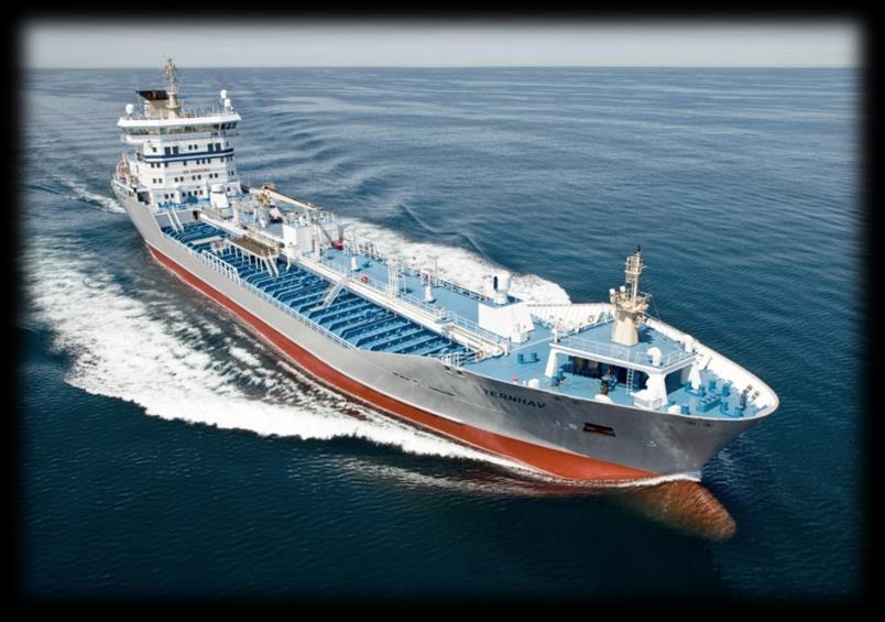 Mälarfartyg - Dubbla skrov och lasttankar Terndal Ternhav L= 115 m B= 18 m I tanken: ca 5800 ton bensin &
