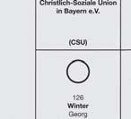 Stimmzettelumschläge (mit den
