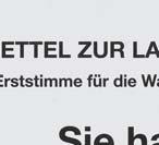 Landtagswahl (weiß) und die