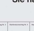 Anschrift, an die der Wahlbrief