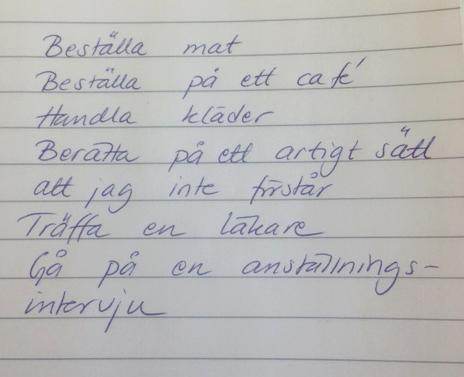 Bakgrund Prata mer autentiska talsituationer Elevintervjuer Anställningsintervju