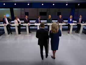 Slutdebatten är en SVT-klassiker som alltid sänds på fredagkvällen före valsöndagen.
