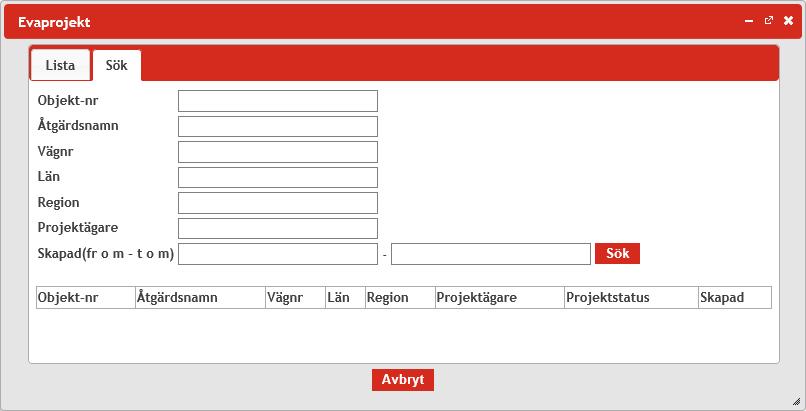 4.2. Projektverktyg Projektverktygen används för att skapa, hitta eller importera projekt. 4.2.1.