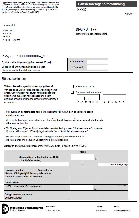 Statistisa centralbyrån SCBDOK 3.