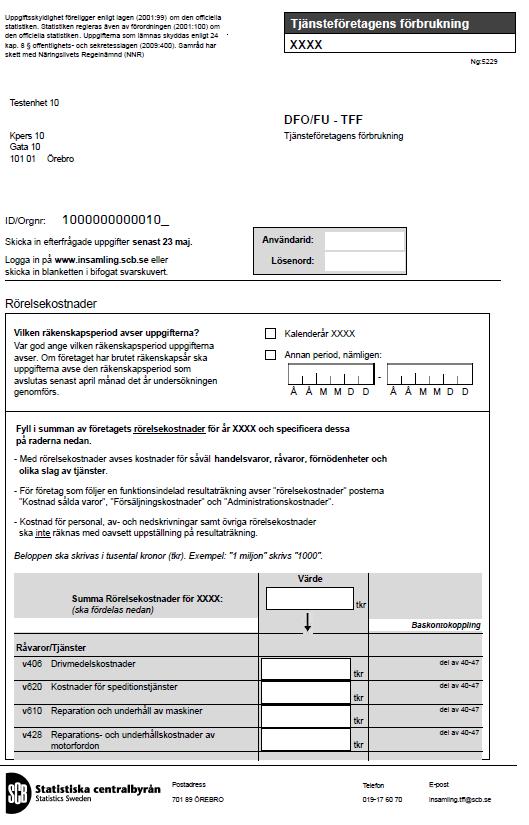 Statistisa centralbyrån SCBDOK 3.