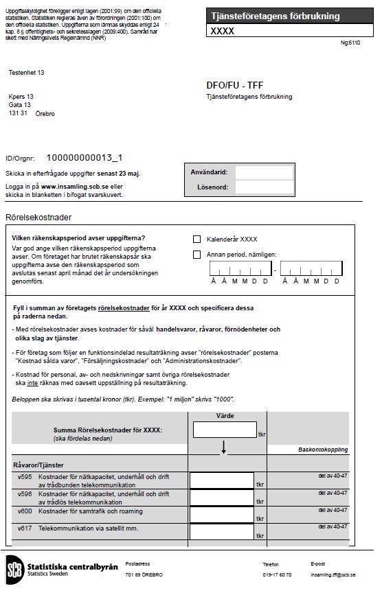 Statistisa centralbyrån SCBDOK 3.