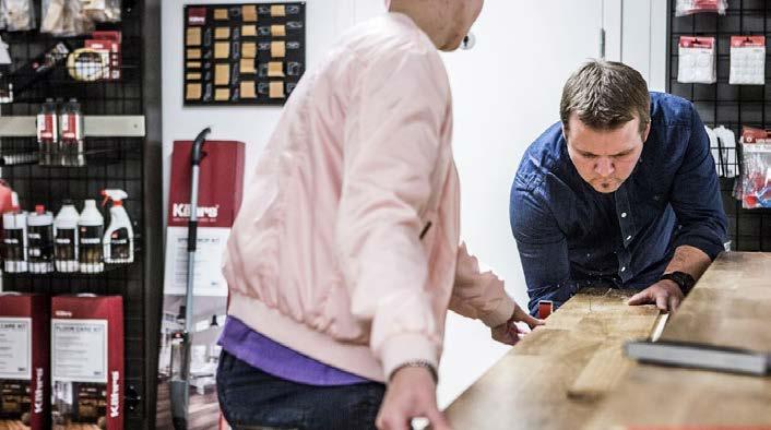 Utsläpp Emissioner vid användning av produkt Miljoner kvadratmeter trägolv från Kährs Group installeras i bostäder och i kommersiella och offentliga lokaler varje år.