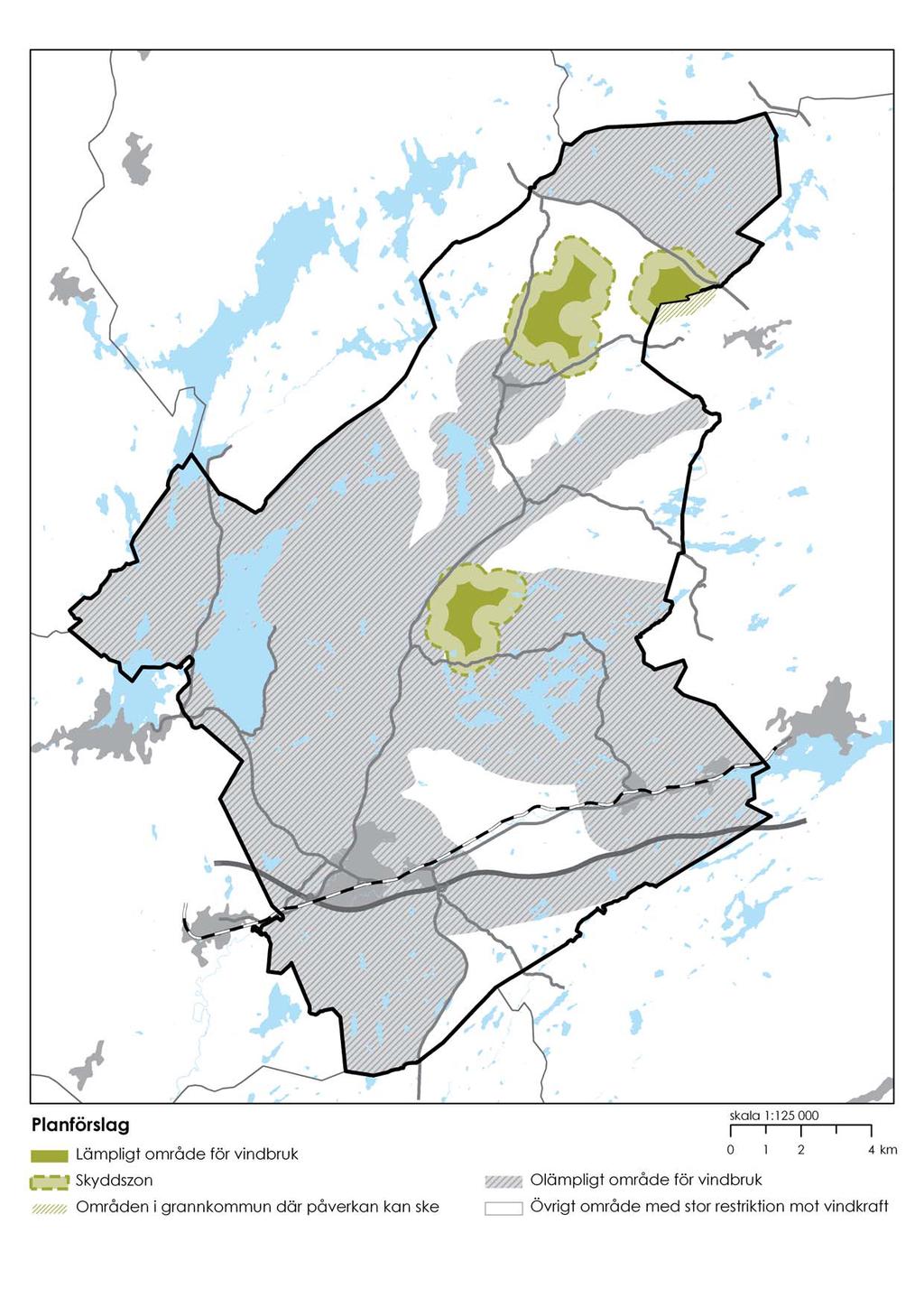 Vindbruksplan, tematiskt tillägg till ÖP 2002 Antagen av KF 2011 Det tematiska tillägget kan, enligt samhällbyggnadsförvaltningen, förklaras som fortsatt aktuell, grundat på följande bedömning: