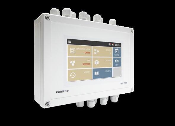 rökdetektorer Välj mellan rökdetektorer för rum eller kanal Spara tid med automatisk adressering Enkel att ansluta till BMS-system med Modbus RS485 Inbyggd schemaläggare för tester på valbar tid