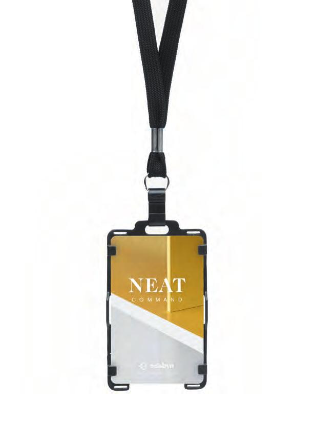 NEAT COMMAND 127 Ett kort, många möjligheter. Access till parkering Öppna dörrar Entré/avd.