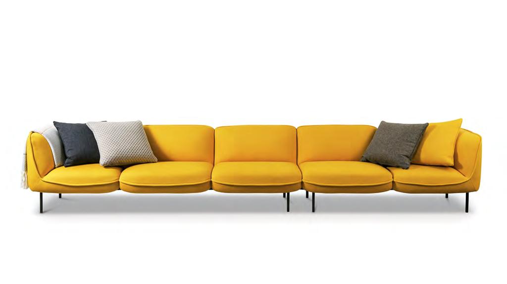 165 UTFÖRANDE Stativ i vit, svart, silver, Dark Chocolate eller Misty Grey Art nr Utförande Tyg 2 Tyg 3 Tyg 4 Elmosoft läder 31 KA2 2-sits soffa 20 871 kr 22 707 kr 27 341 kr 43 141 kr 31 KA3 3-sits