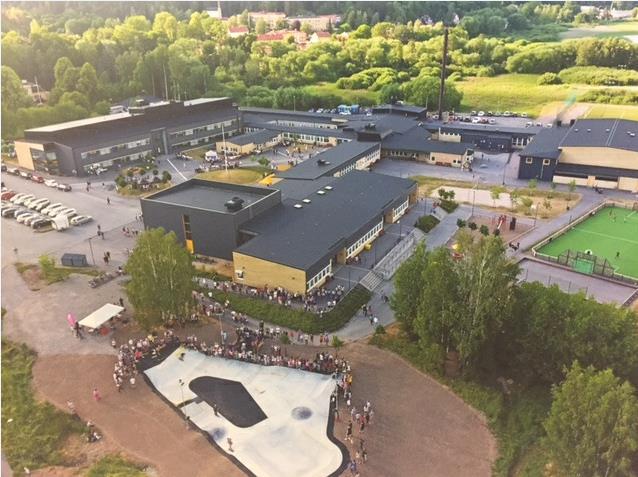 Bilaga 3. Exempel på hur ungdomsenkäten används inom skola, kommun och län I skolan - Resultaten redovisas för alla elever och föräldrar i årskurs åtta och all personal på högstadiet.