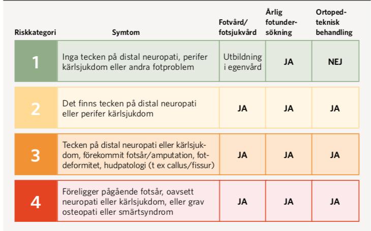 Flödesschema, riskkategorier och guide till åtgärder.