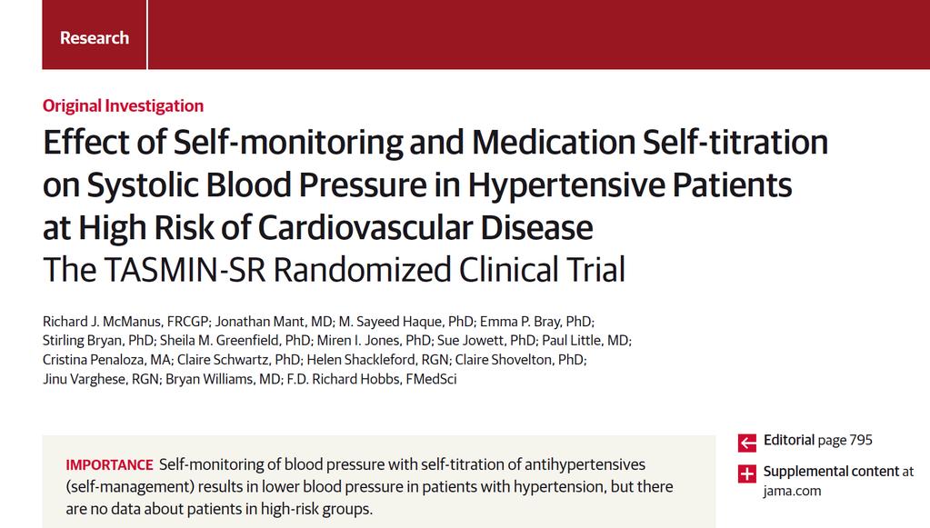 Hypertension in Sweden 2 million suffer from the disease 1 million under treatment 0,5 million reach