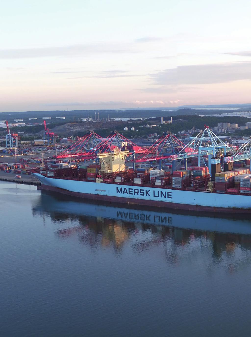 APM Terminals Gothenburg The Gothenburg Gateway Kortare avstånd till världen gynnar hela Sverige Snabb och effektiv logistiklösning till världsmarknaden