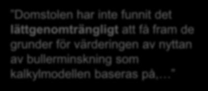 kalkylmodellen baseras på, Mark- och miljödomstolen, Växjö,