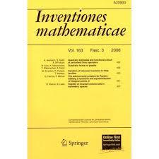 Mathematics Inventiones