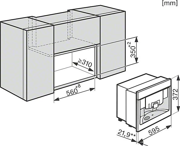 CVA 6431 med Nespresso-system, för
