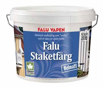 Helmatt Falu Vapen Falu Staketfärg Falu Staketfärg är en modern vattenburen