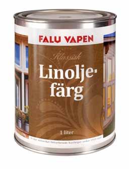 Blank Falu Vapen Linoljefärg Falu Vapen Linoljefärg är en traditionell linoljefärg baserad på råpressad linolja.