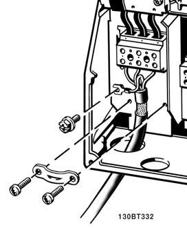 4. Elinstallation 4.1.7. Nätanslutning för B1 och B2. 4 Illustration 4.8: Anslutning till nät och jordning. 4.1.8. Nätanslutning för C1 och C2 Illustration 4.9: Hur du ansluter till nät och jordning.