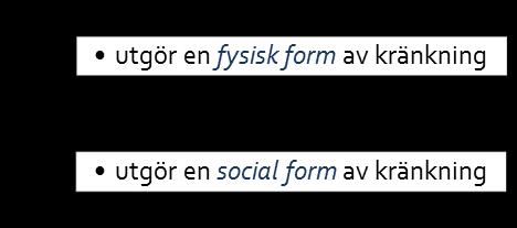 Begrepp Diskriminering: Diskriminering innebär att bli sämre behandlad trots att du har rätt att bli behandlad likvärdigt alla andra.