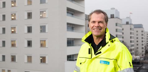 LOCUMS VÅRDBYGGNAD NÅDDE UPP TILL KRAVEN Med giftfria byggmaterial, klimatsmarta energilösningar och lokaler som ger bra arbetsflöden för vårdpersonalen lyckades Locum nå miljömålen.