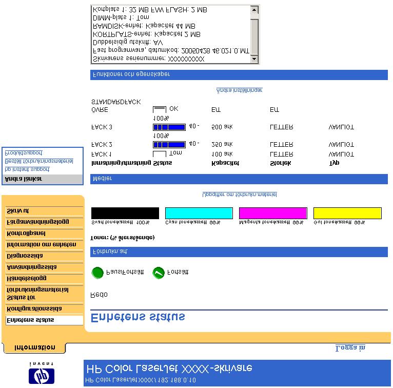 VIKTIGT Om du inte stänger webbläsaren fortsätter anslutningen till produkten HP EWS att köras, vilket kan utgöra en säkerhetsrisk.