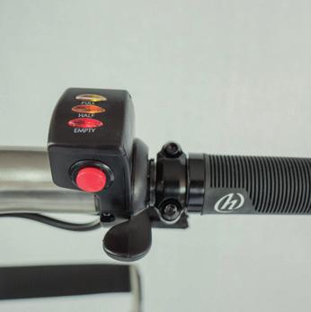schwarz ō Kl Klappbare Haltestange ō Le Lenkerhöhe: 107cm