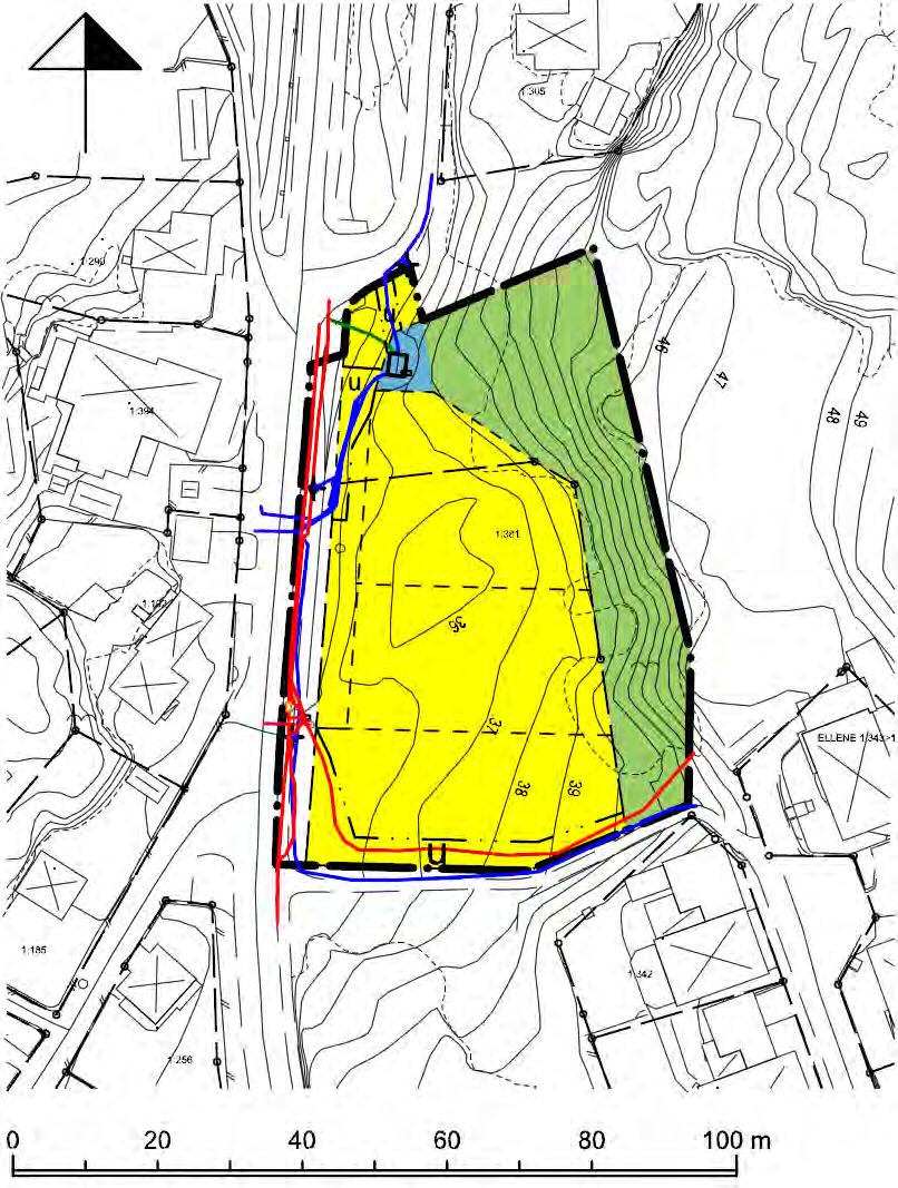 Planförslaget Ny bebyggelse inom planområdet förutsätts kunna strömförsörjas via befintlig nätstation i den nordvästra delen av planområdet.