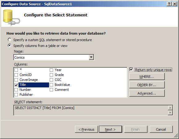 3 Övning 2 Använd SqlDataSource för att hämta data till en DropDownList I denna övning skall du skapa en ny ASP.NET webbplats med Visual Studio.