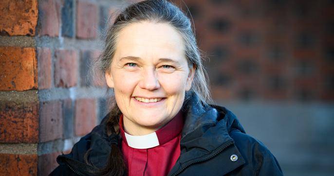 Karin Johannesson vigs till biskop i Uppsala stift den 3 mars 2019.