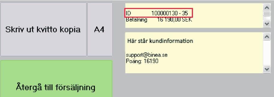 HANTERA ÅTERKÖP 1. Om försäljningen ska återköpas, sök upp kvittot i kassan.