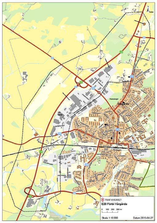 Förbi Vårgårda, 4 km Projektledare: Anders Nordeman Projektet omfattar ombyggnad av befintlig väg till 1+1 respektive 2+2 samt byggnation av vägport under västra stambanan ÅF är