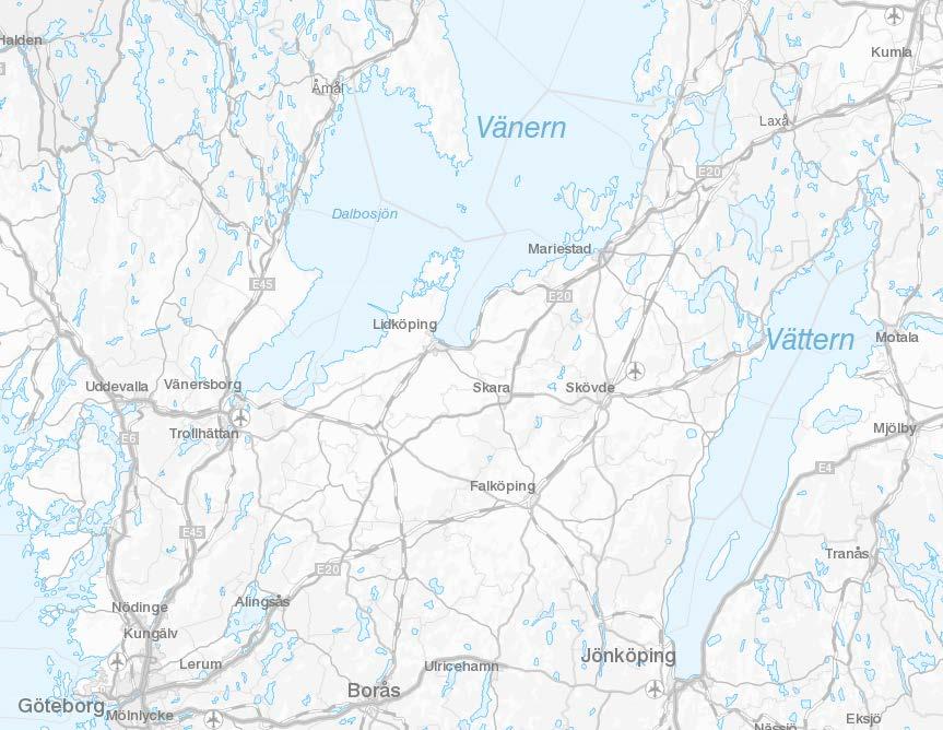 Nio etapper från Tollered till Hova byggs ut 9. Förbi Hova 9. Förbi Hova 8. Förbi Mariestad 8. Förbi Mariestad 7. Götene-Mariestad 7. Götene-Mariestad 6. Förbi Skara 6. Förbi Skara 5.