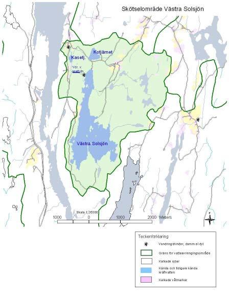 1 Skötselområde: Västra Solsjön 1.1 Organisation och förvaltning Västra Solsjöns fvof bildades 1990 och består av ca 50 fastigheter fördelade på 5 hemman. Fvof förvaltar i föreningsform fiskerätten.