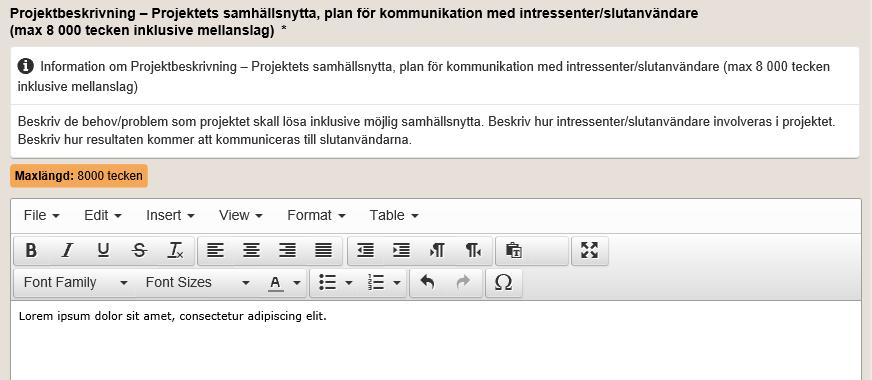 13 (26) 4 5 2.3 Budget 2.3.1 Medelsförvaltare (Koordinerande projektpart) Medelsförvaltaren samordnar projektet, mottar Formas utbetalningar och överför pengar