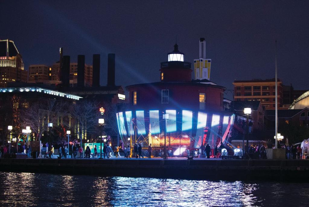 REPORT Lightwave: Baltimore s Beacon was a feature installation at Light City 2016.