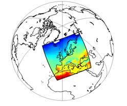 Medeltemperaturen för varje årsvis vinterperiod (DJF) för södra Sverige Men det kan