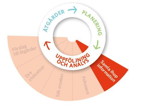 Samla information Olika utgångspunkter: Uppföljning/analys av antagna mål och mått Nulägesanalys inför mål- och budgetprocess Analys av resultat i rapport (ÖJ, KKiK etc)