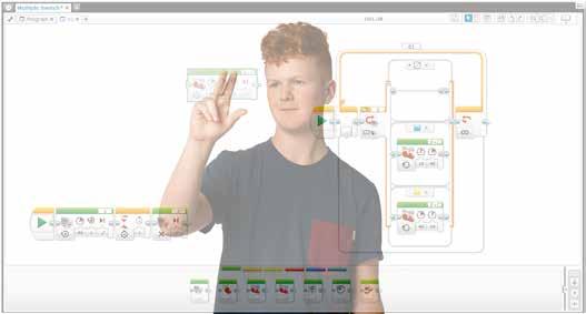 Med LEGO MINDSTORMS Education EV kan eleverna utföra naturvetenskapliga experiment och finna sammanhang från data de samlar in med egna programmerbara konstruktioner.