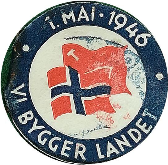 1.Mai 1941 1945 utgavs inga Första majmärken, Norge var ockuperat av tyska trupper under