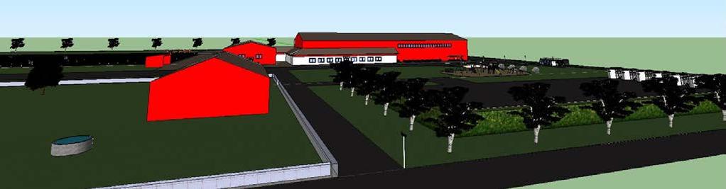 3. Modellen Modellen är byggt i Google SketchUp vilket är ett väldigt tillfredställande verktyg att arbeta med. Byggnader tar snabbt form tack vara det smidiga verktyget.