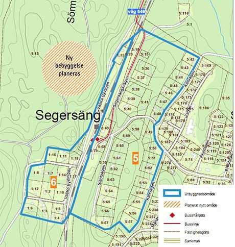 2018-11-26 Sida 2 KS/2013/0104/251-9 I översiktsplanen är Segersäng utpekat som ett utvecklingsområde och i VA-utvecklingsplanen har Segersängs fritidshusområde bedömts ha en möjlig utveckling mot