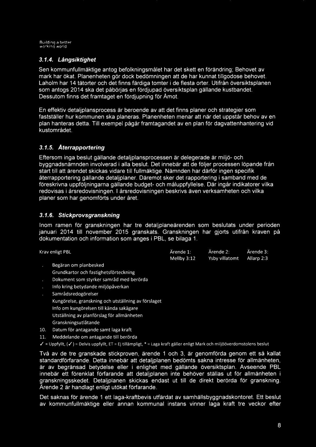 Utifrån översiktsplanen som antogs 2014 ska det påbörjas en fördjupad översiktsplan gällande kustbandet. Dessutom finns det framtaget en fördjupning för Åmot.