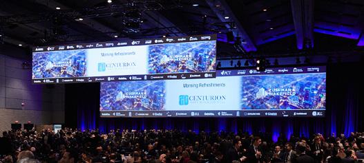 DYNAMIC MULTI-DISPLAY $10,000 / Sponsor 2 Opportunities Have your logo front and centre on large multiple wide screens during the entire main event.
