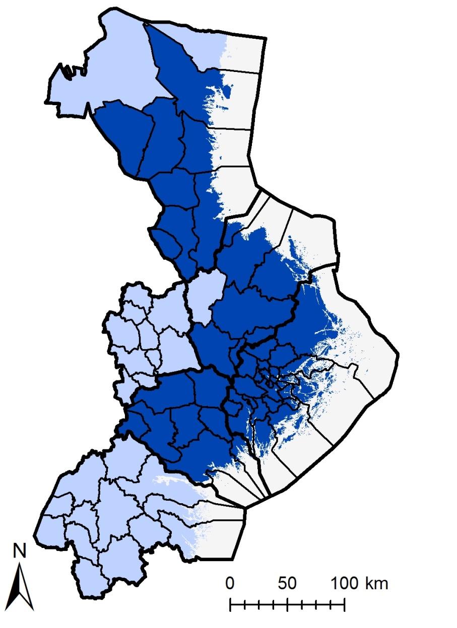 blå) och samarbetsområde