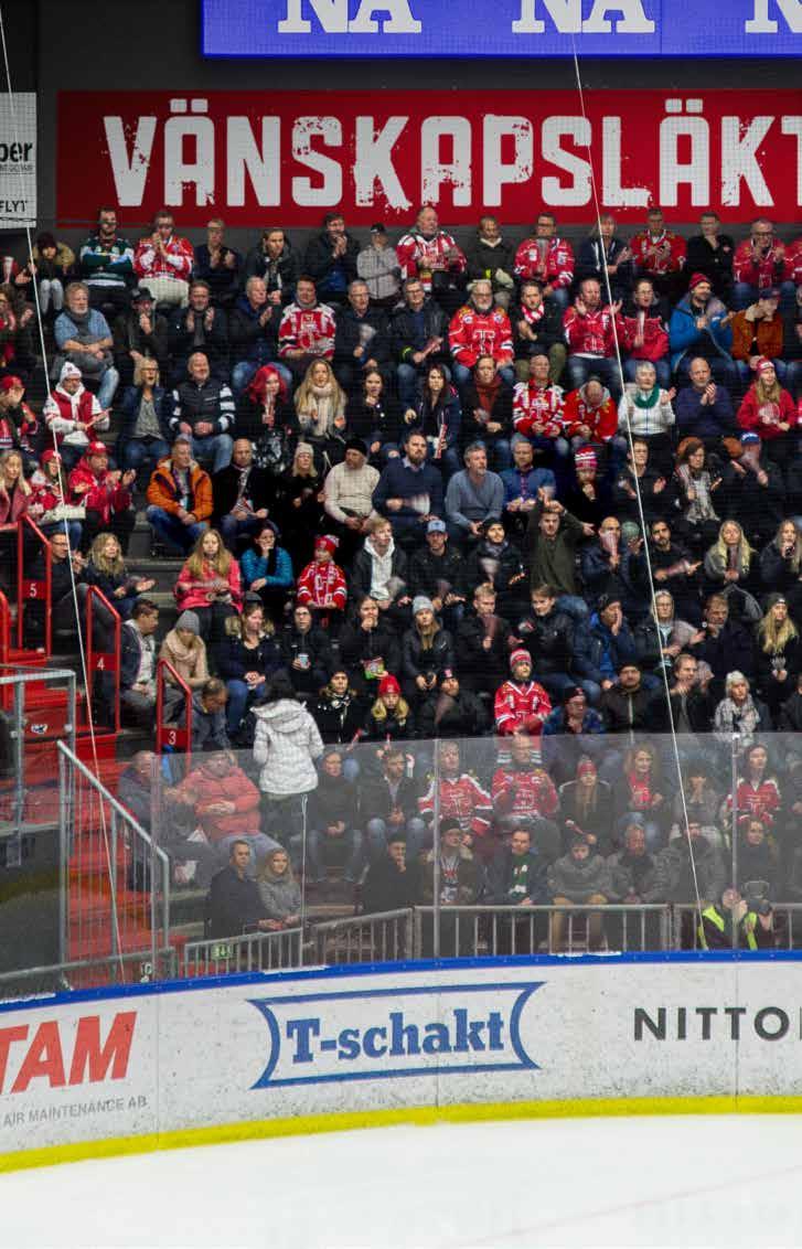 Vänskapsläktaren VISA SOCIALT ANSVAR OCH BJUD IN NYA HOCKEYVÄNNER! Vår ambition är att alla i Örebro ska känna tillhörighet och gemenskap i Behrn Arena.