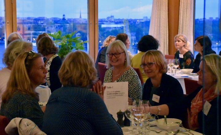 3 Kvinnor i LifeScience IMPACTs parter Medtech4Health, Swelife, Sweden BIO och Lif arrangerande tillsammans med EFPIA, IMI och Vinnova en middag för ett 30-tal kvinnor inom Life Science-området för