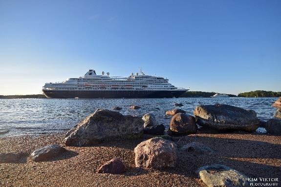 Seabourn Sun Norwegian Breakaway i Nynäshamn 2018.08.07. Ocean Dream i Värtahamnen 2017.